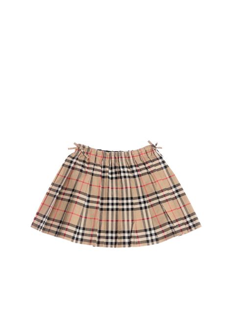 burberry pleated skirt trench|Burberry vintage check pleated skirt.